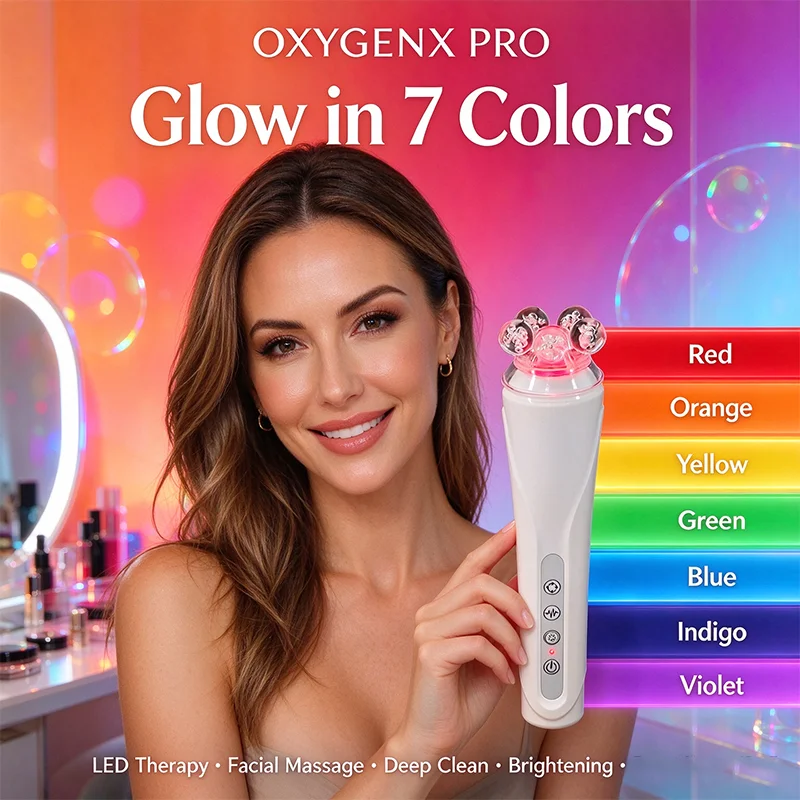Multifunctional Facial Skin Care Device LED Beauty Machine Face Massage Tool with Multi Ball Head for Home Beauty Care