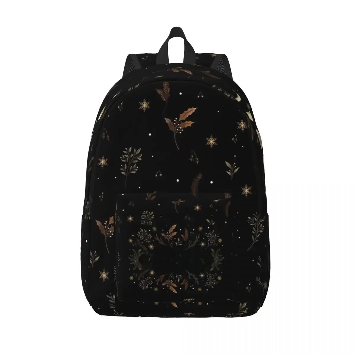 Klasyczny plecak Moonlit Garden Prezent Praca studencka Boho Floral Vintage Wicca Plecak dzienny dla mężczyzn Kobiety Laptop Torby płócienne — zdjęcie 2