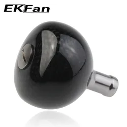 EKFan High Quality 38MM/45MM/48MM Carbon Fiber Fishing Reel Handle Knobs For SHI Bait Casting Spinning Reels Fishing Tackle