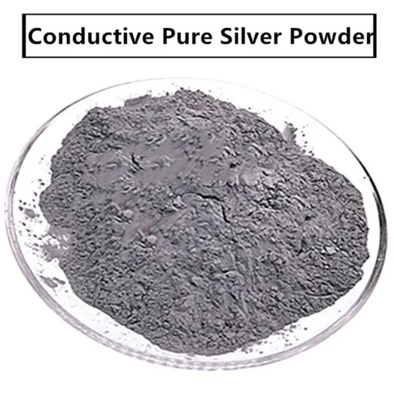 

High Purity Ultrafine Silver Powder Flake Silver Powder Spherical Micron Nano Silver Powder Conductive Silver Powder