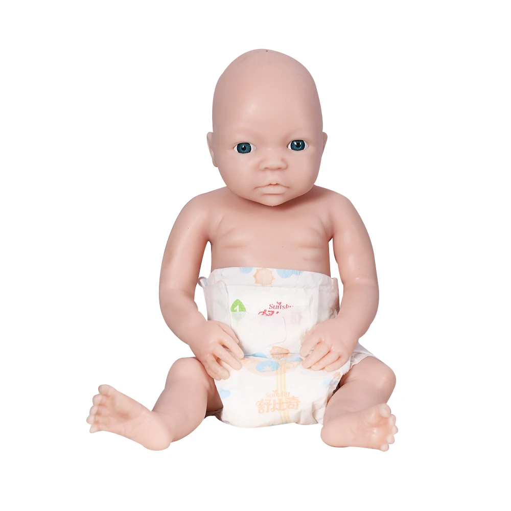 

COSDOLL Baby Doll 18 inch 2.55kg Soft Silicone Reborn Dolls Kids Toy Unfinished Newborn Girl Birthday Gifts DIY Children Toys