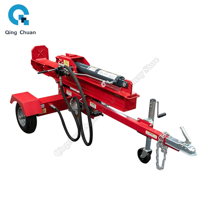 Hydraulic Wood Splitting Machine Garden Farm Wood Processing Raw Wood Firewood Splitting Machine Log Splitter