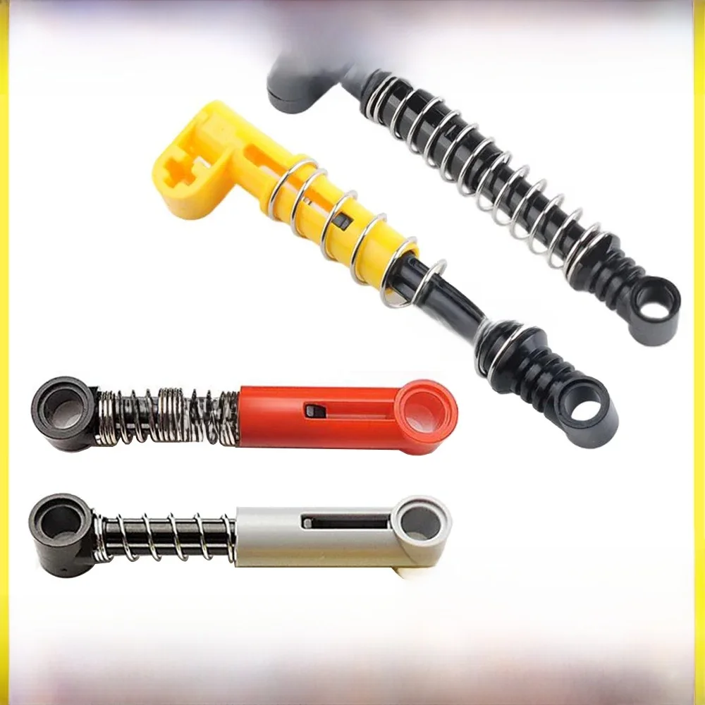4 sztuk miękkie twarde ramię amortyzatora MOC klocki ramię amortyzujące cegły technologiczne DIY części do zabawek dla 76537 95292 2909 — 2