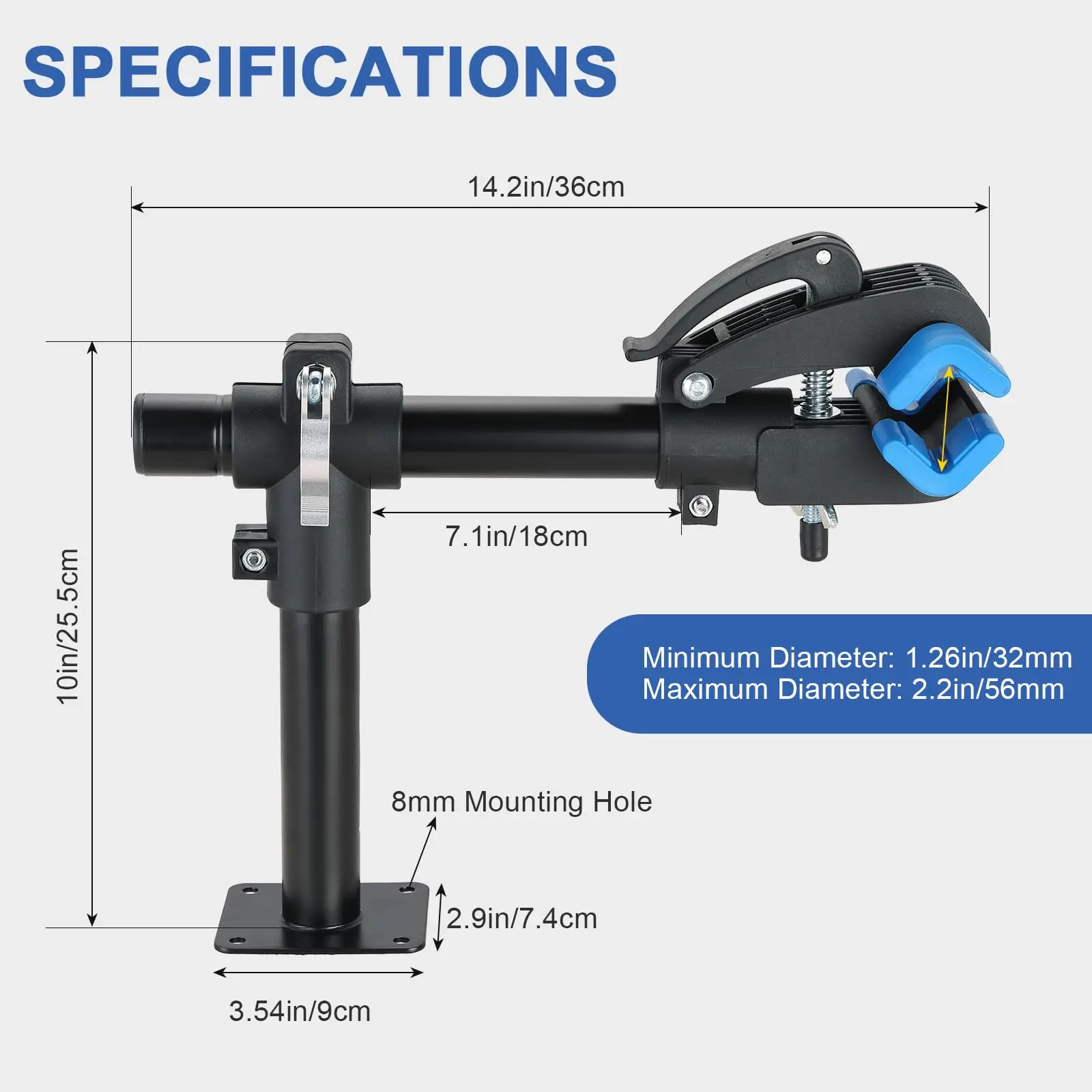 MTB Road Bike Work Stand Strong Load Capacity Desktop Maintenance Rack Adjustable Height Bicycle Parking Rack Accessories