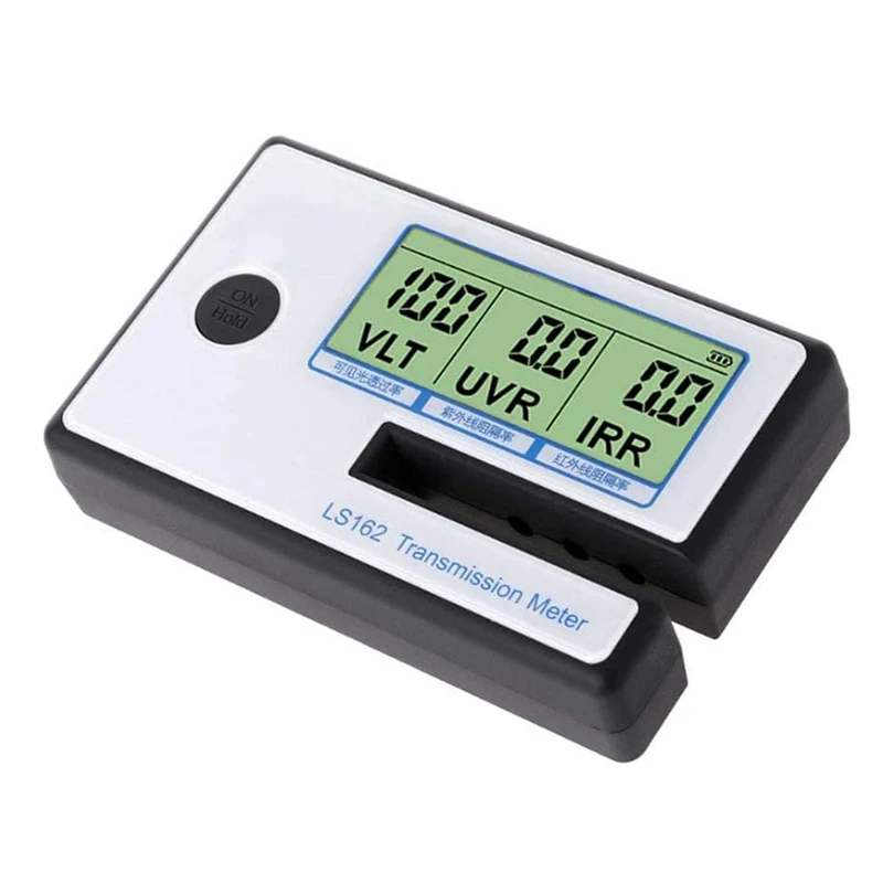 

Portable 3 in 1 Window Tint Meter Solar Film Transmission Meter with UV IR Rejection Visible Light Transmittance Meter