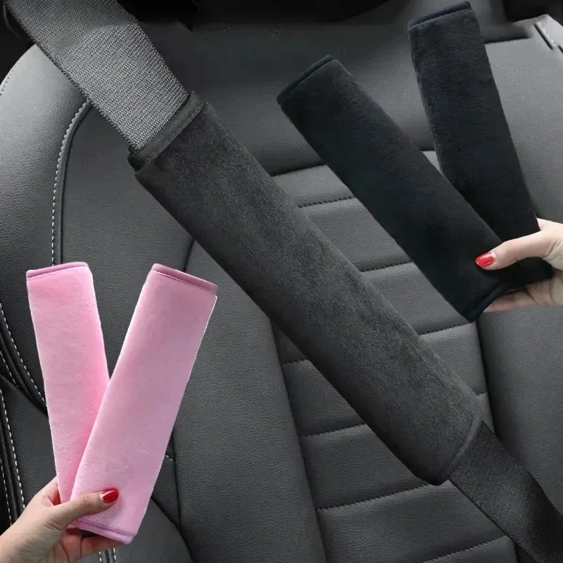 Universal Car Safety Belt Cover Adjustable Seat Belt Cover Shoulder Strap Covers Car Shoulder Protector Pad Auto Accessories