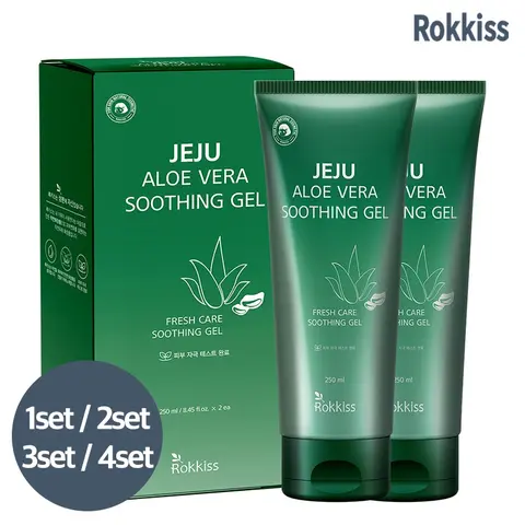 록키스 제주 알로에베라 수딩젤 2개, 250ml
