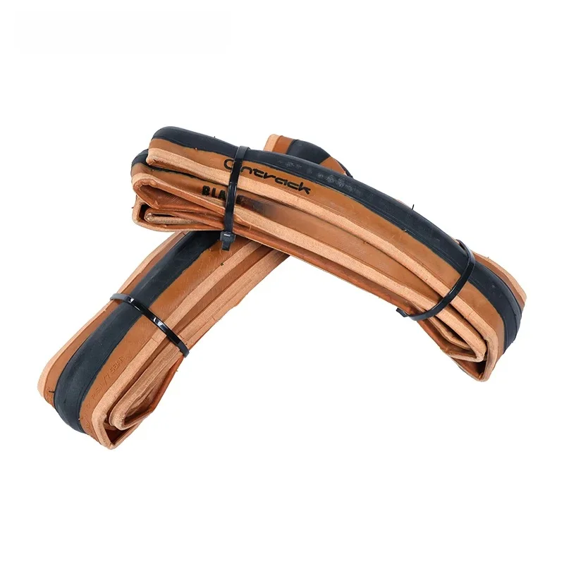 AliExpress Ontrack Kevlar Folded Tire Road 700X25C 28C Blade 60Tpi Skin Wall Black / BROWNWALL