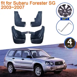 for Subaru Forester SG 2003 2004 2005 2006 2007 Mudflaps Mudguards Splash Guards Front Rear Wheels Fender Flare Accessories 2008