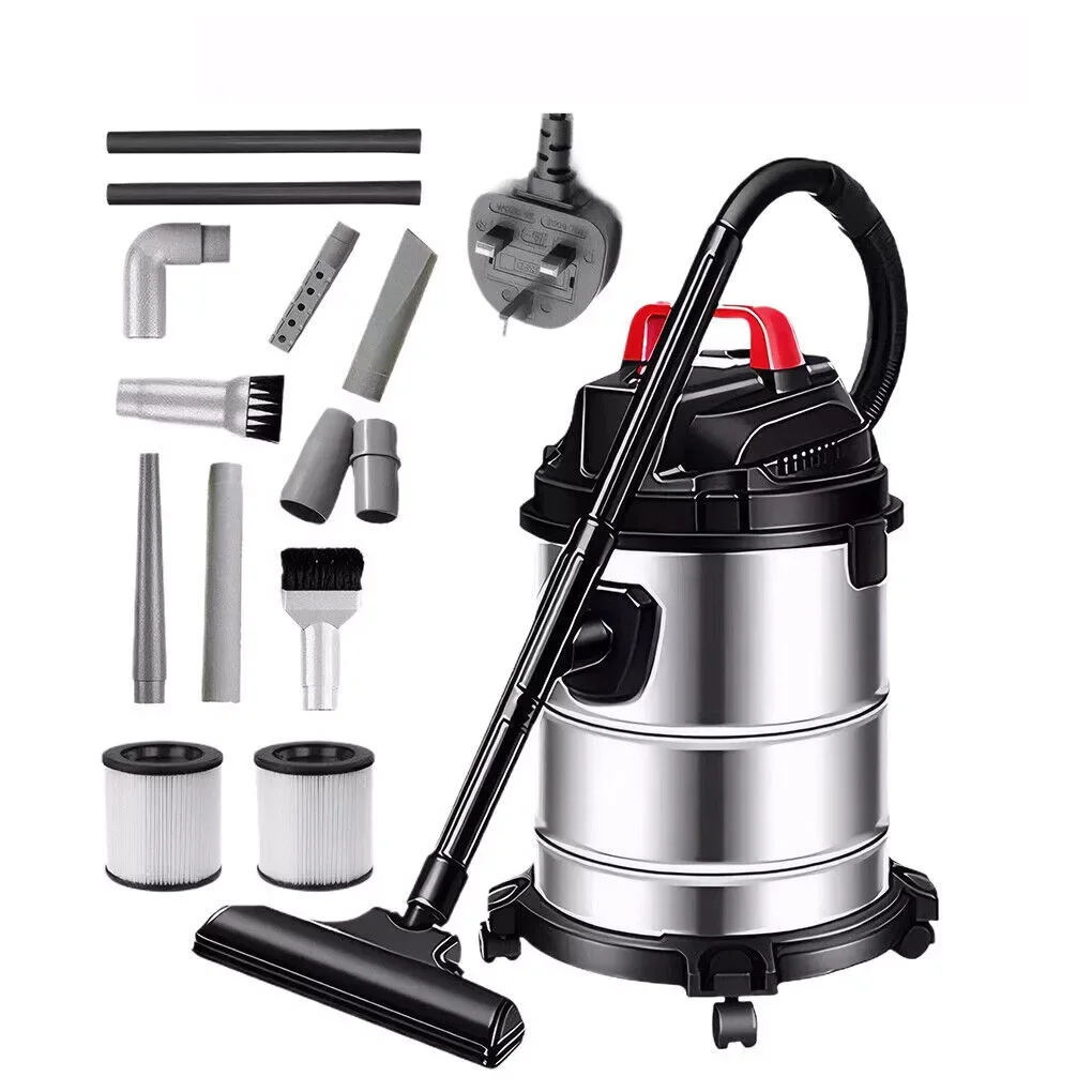 1800W Vacuum Cleaner Wet and Dry Bagless 18L Cylinder Powerful Compact Cleaning