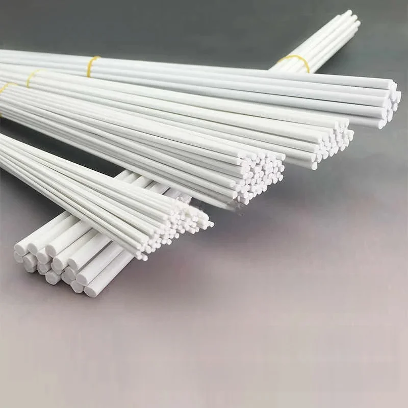 Tiges rondes solides en plastique ABS, bricolage de Table de sable faite à la main, modèle de construction, matériel de décoration 1.5mm 2mm 3mm 4mm 5mm 6mm 8mm 10mm