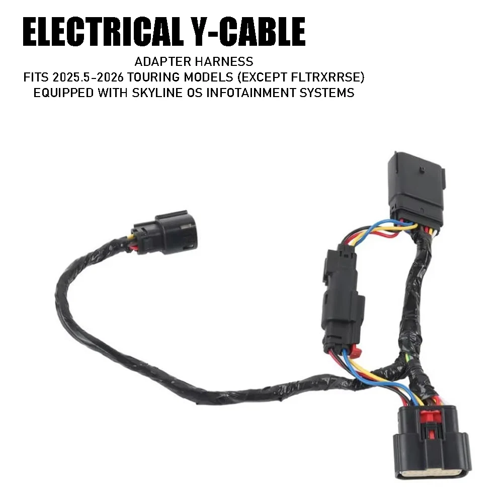 Motorcycle Road Glide Limited Harness Electrical Y-Cable Adapter Harness For Harley Street Glide Limited FLHXL 2026