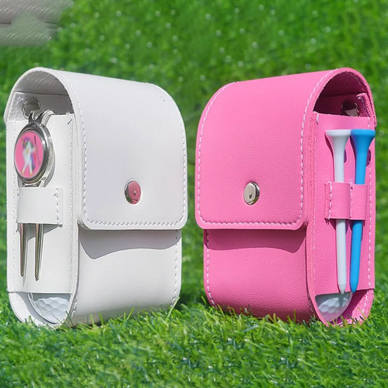 Magnetic Golf-Rangefinder Carrying Case Bag Premium PU Hard Shell Case Pouch Golf Rangefinder Storage Bag Golf Accessories