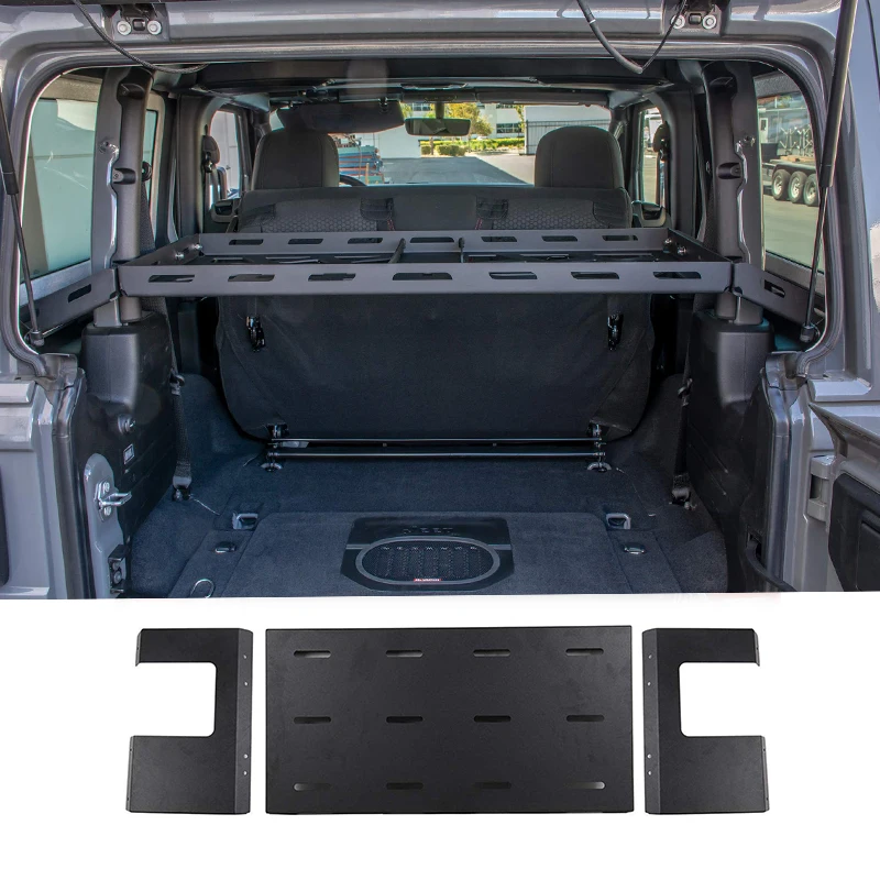 Accessories For Jeep Wangler JK 2007-2017 Carge Frame  RacK Aluminum Steel  Interior Rear Trunk Cargo Rack Luggage Carrier