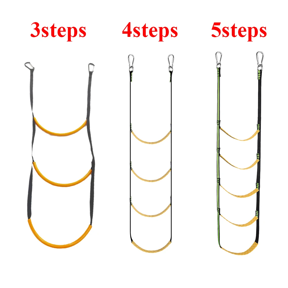 

Kayak Auxiliary Ladder Safe Reliable Rubber Boat Pure Nylon Belt Ladder Rope Ladder For Iatable Boat Kayak Motorboat Canoeing