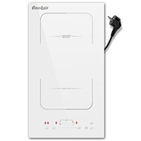 Cooksir Induction hob 2 burners with plug, Integrated, 3500W, Flexible Zone, Slide Control, 9 Power Levels, Safety Lock