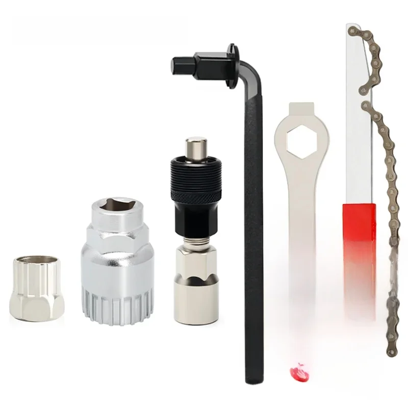 AliExpress riderace Bike Repair Tool Kit Professional Bottom Bracket Removal Crank Puller Tool Bicycle Flywheel Removal Tool MTB 8mm Allen Wrench