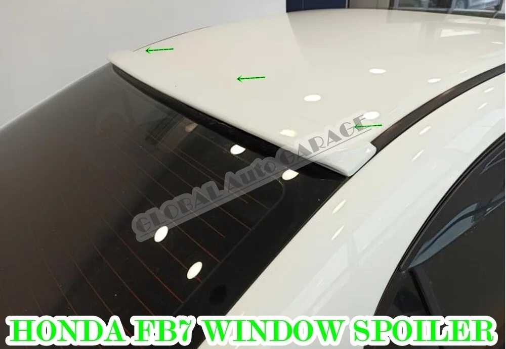 For Honda Civic FB7 2012-2016 Window Roof Spoiler Auto Accessory Universal Spoilers Car Antenna For Car Styling Diffüser Flaps