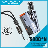 Vyvylabs Detachable CCC Power Bank 22.5W Replaceable Battery Fast Charging External Battery Powerbank for iPhone 16 15 14 13 12