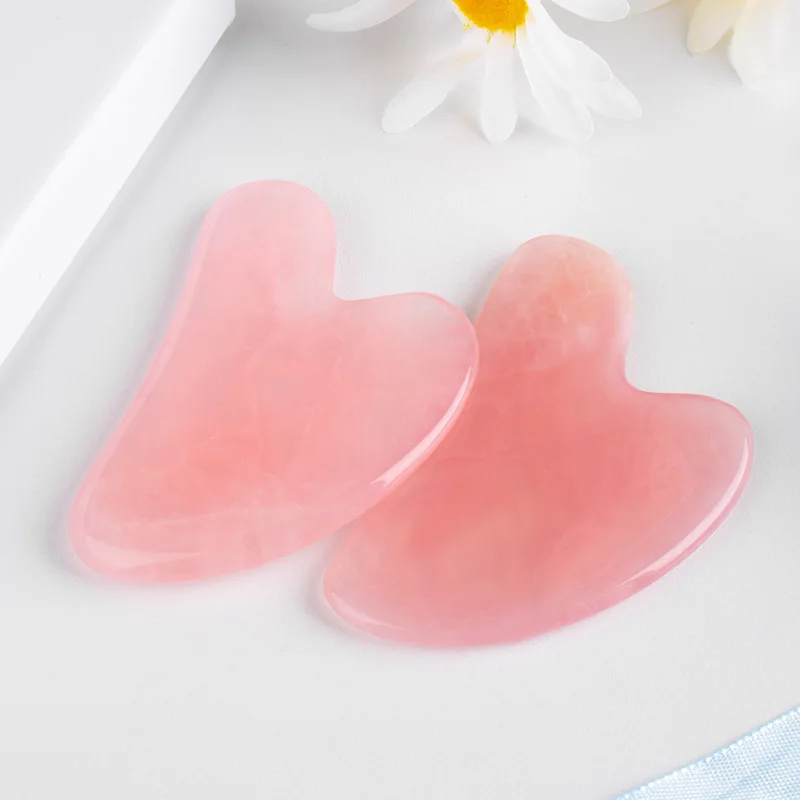 Naturalny żywiczny kamień jadeitowy Gua Sha Gouache Skrobak do masażu twarzy i ciała Lifting skóry Lifting zmarszczek Usuwanie piękna Narzędzia do pielęgnacji SPA