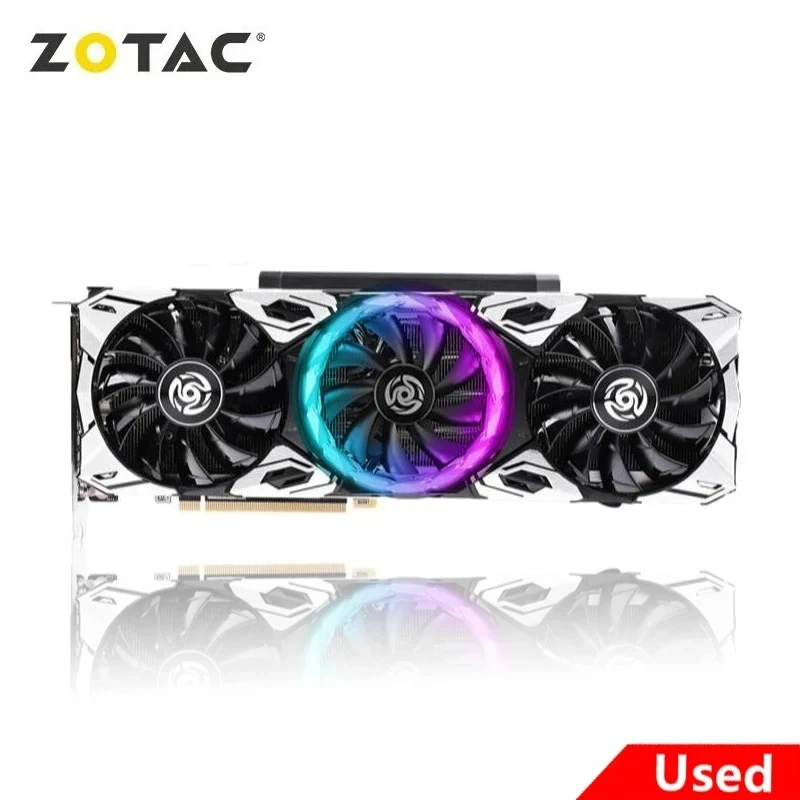 2024ใช้ ZOTAC GeForce RTX การ์ดจอ X-GAMING 3070-8GD6 RTX 3070 8GB GDDR6 256bit GPU กราฟิกการ์ด