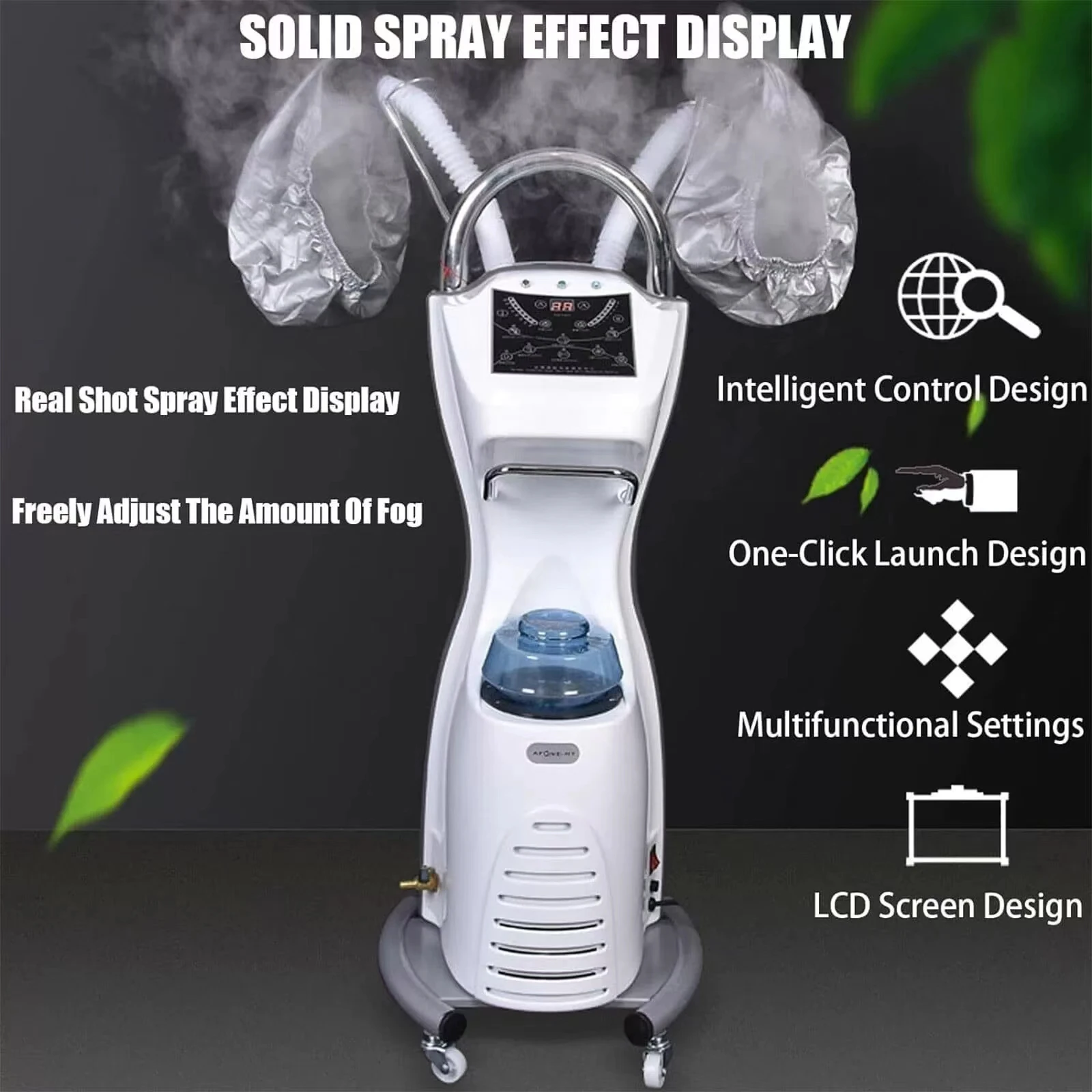 Spa usage Hot and Cold Steam Hair perm and dye heating machine Negative ION Nano Spray Hair&Scalp Steamer