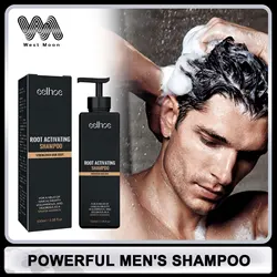 Shampoo espessamento do cabelo, melhorando a circulação do couro cabeludo, controle de óleo não irritante, tratamento de raízes naturais, nutrição