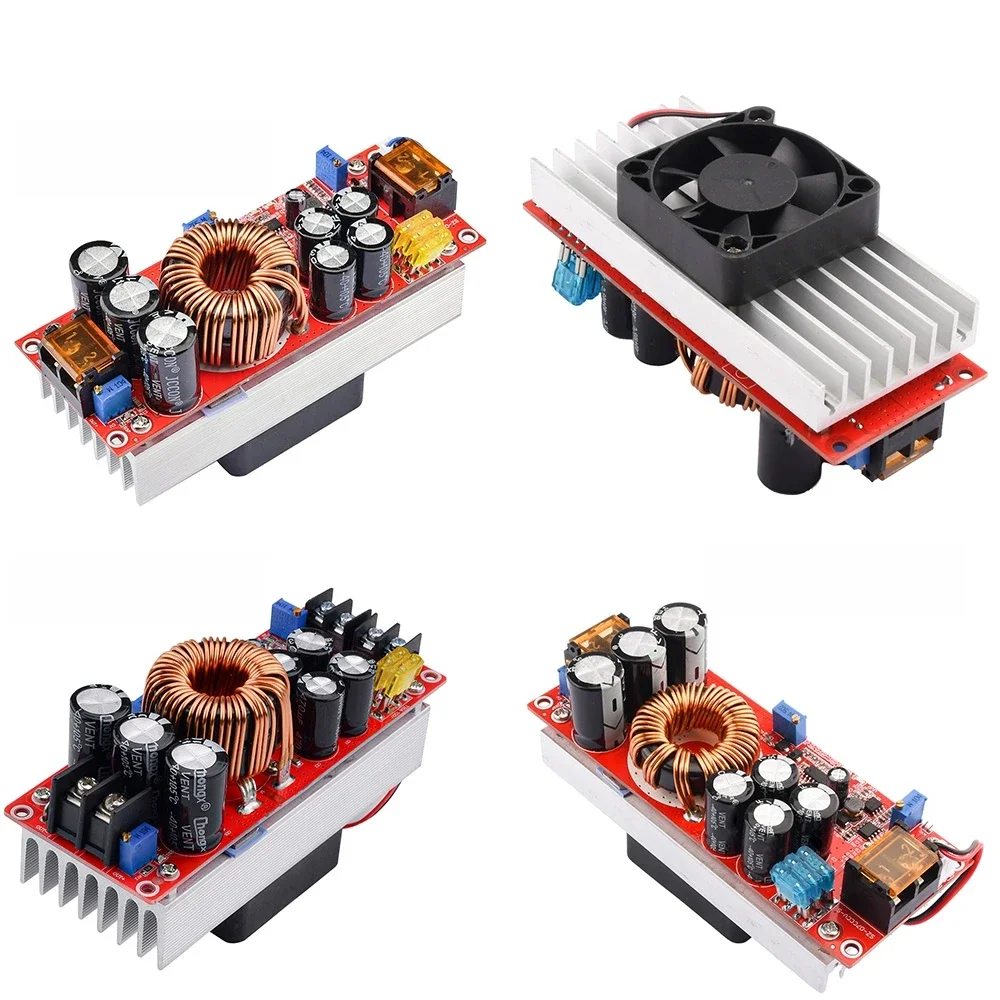 1800W 40A 1500W 30A 1200W 20A DC-DC Boost Converter Step Up Moduł zasilacza 10-60V do 12-90V Ładowarka z regulowanym napięciem — zdjęcie 2