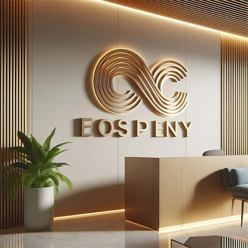 Custom 3D Backlit Logo,Business Sign,Illuminated Business Signage,Personalized Wall Logo,Reception Office Lobby Led Sign