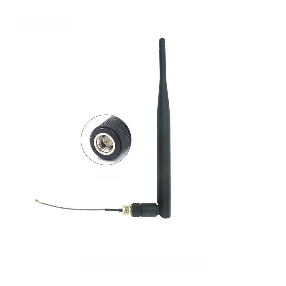 Zewnętrzna antena Wi-Fi 2,4 GHz 5,8 GHz dwupasmowa 5 GHz do routera bezprzewodowego 2,4 GHz z kablem adaptera IPX Pigtail — zdjęcie produktu 7