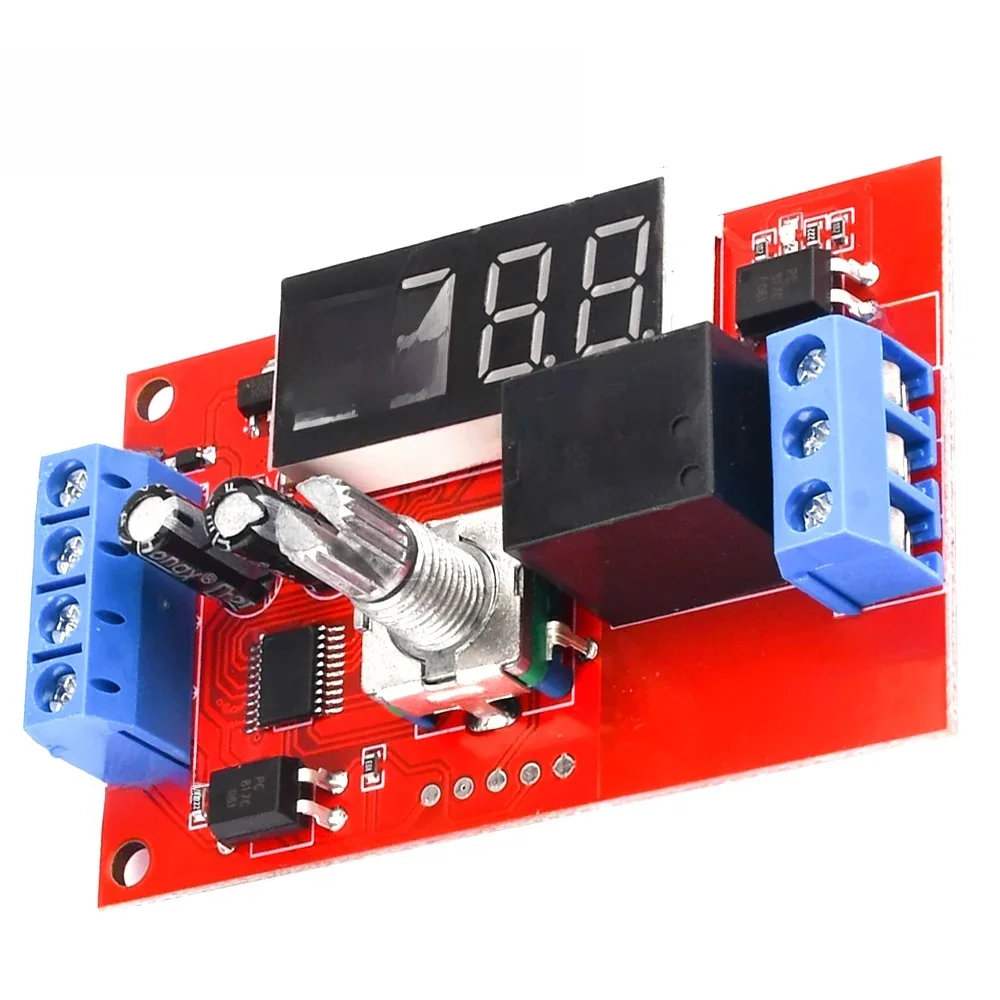 AliExpress diymore DC 5/12/24V Timer Relay Programmable Delay Relay Module Cycle Timer with LED Display Smart Home Controller Switch