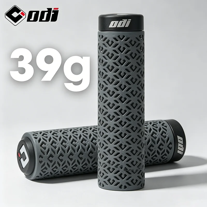 

ODI Bike Handlebar Grips 3D Print Anti-skid Comfortable Lock on Bicycle Grips Soft TPU Shock Absorption MTB Grips Bicycle Parts