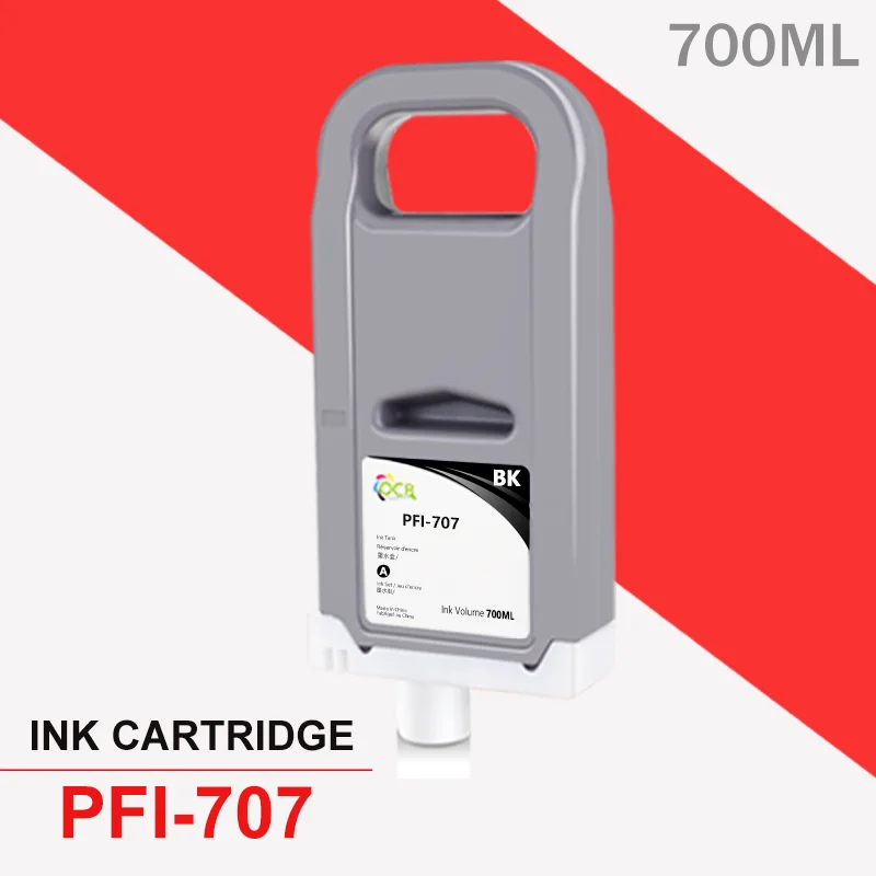 PFI-707 PFI707 Compatible Ink Cartridge For Canon PFI 707 With Stable Chip For Canon imagePROGRAF IPF830 IPF840 IPF850 Printer