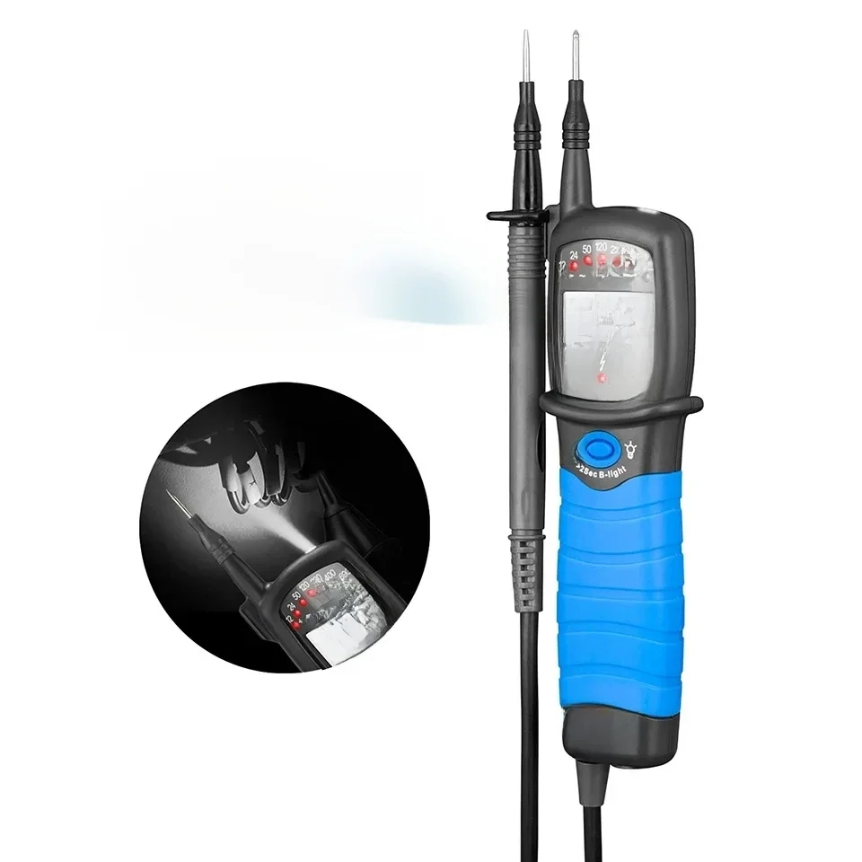 HoldPeak HP-38A LCD Elektroniczny tester napięcia prądu Cyfrowe automatyczne wyłączanie AC/DC z niskim zużyciem baterii — zdjęcie 2