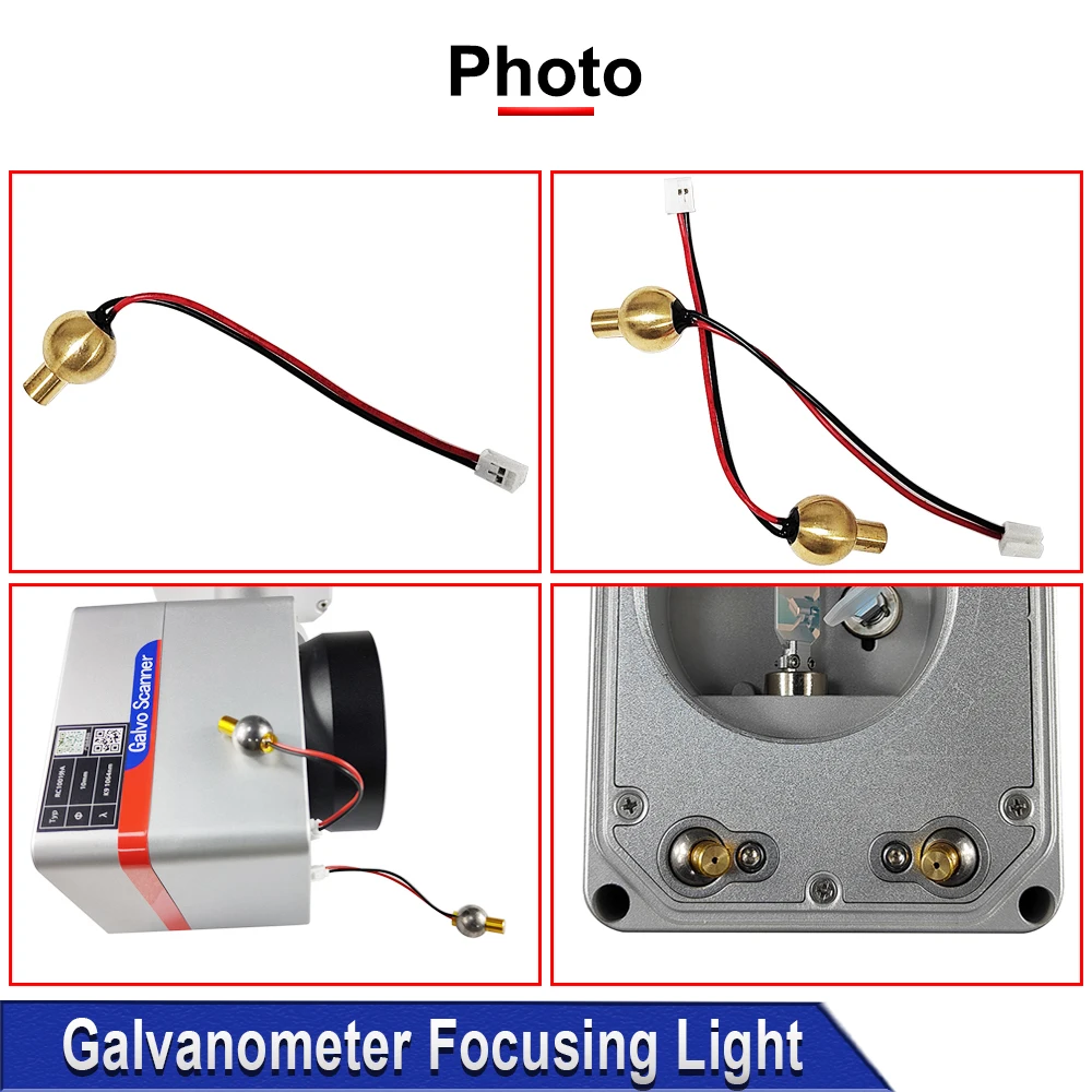 DIGRAY SINO-GALVO focusing light for SG7110 RC1001 RC7110 Laser Galvanometer Scanner 650nm Red Dot Accessories