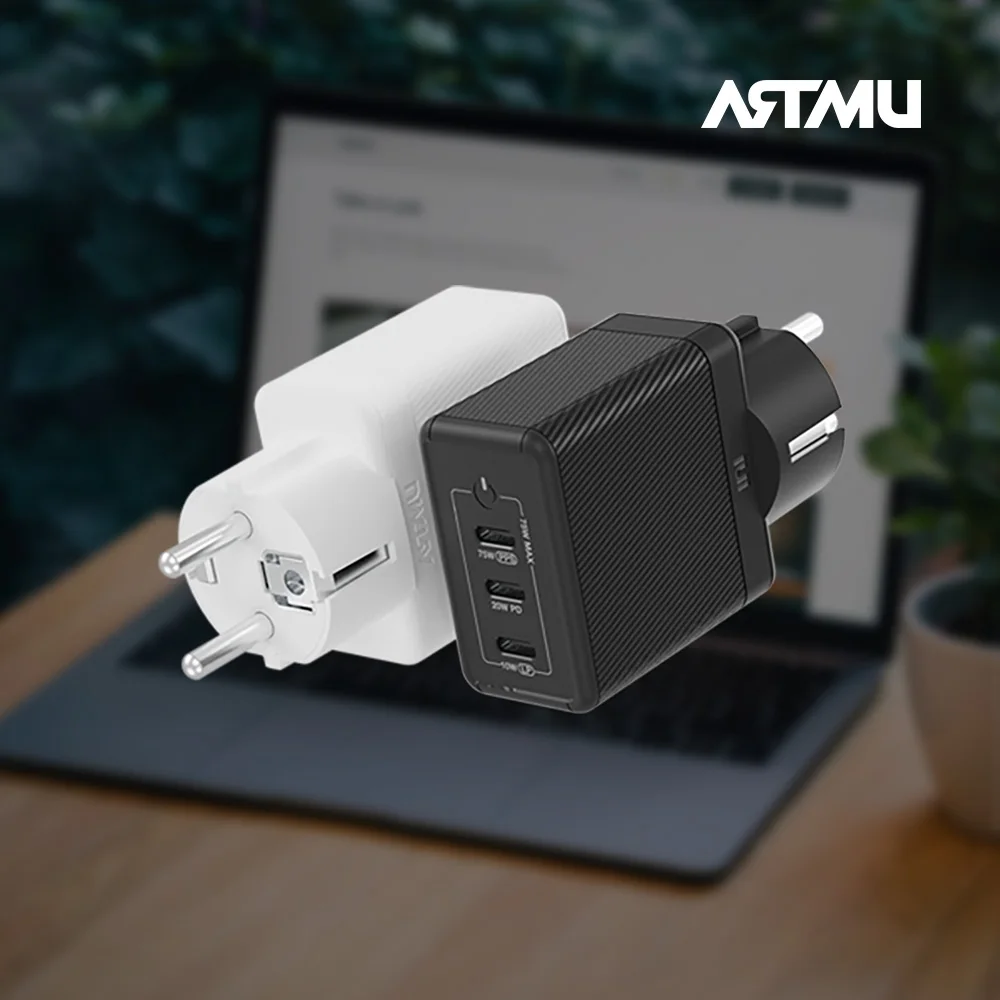 Artmu USB PD 75W PPS GaN ground multi super fast charger GE920