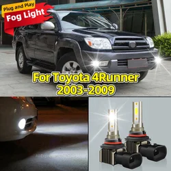 2Pcs 80W LED Car Front Fog Light Lamps 9006 HB4 Bulb For Toyota 4Runner 2003 2004 2005 2006 2007 2008 2009 Auto Accessory