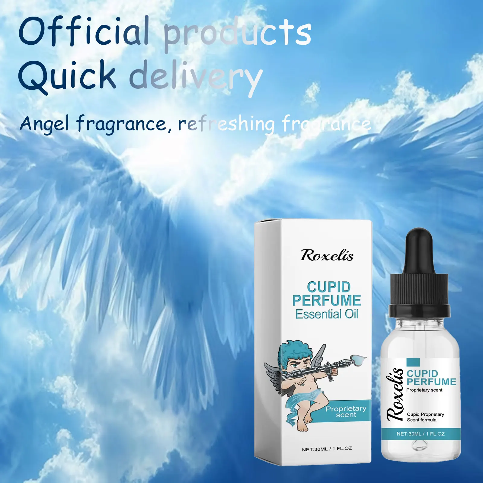 

Парфюм-одеколон серии Cupid, 30 мл – натуральный свежий аромат, стойкий, портативный, удобный для путешествий