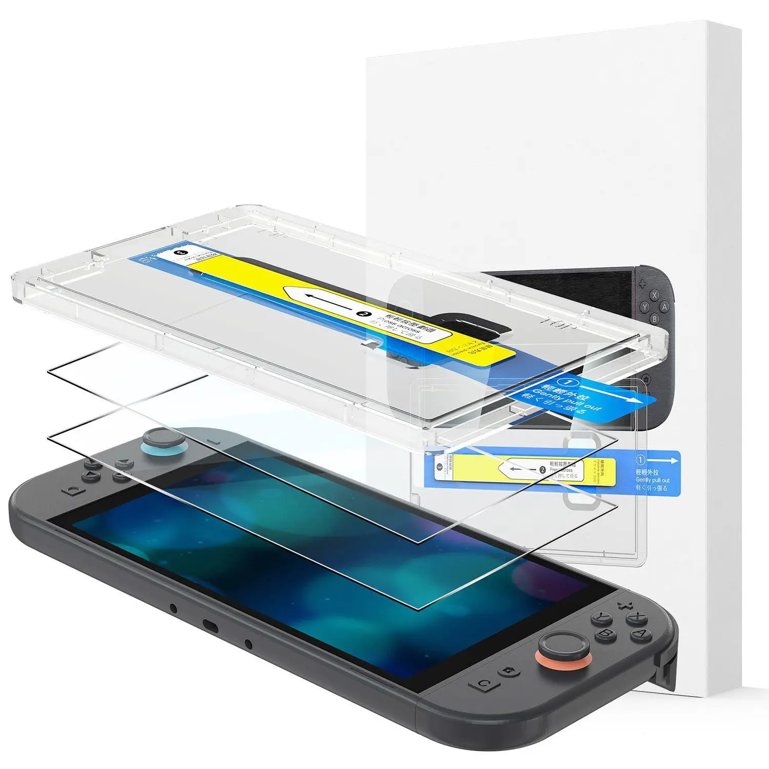 Displayschutzfolie Panzerglas für Nintendo Switch 2 Modell 2025 [2 Stück] Schutzfolie,für Nintendo Switch 2 Modell 2025 Released, 9H Härte 2.5D[Hohe Auflösung][Anti-Bläschen][Anti-Kratzen]