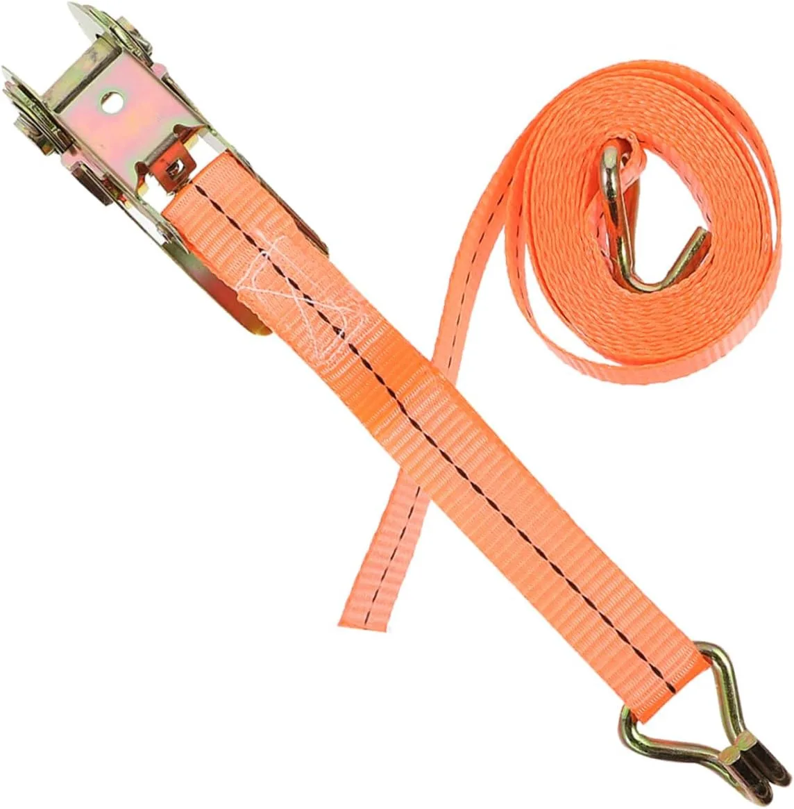 25mm Ratschengurt 4er-Pack, 6m 800kg Spanngurt mit Haken, Zurrgurt für Transport und DIY