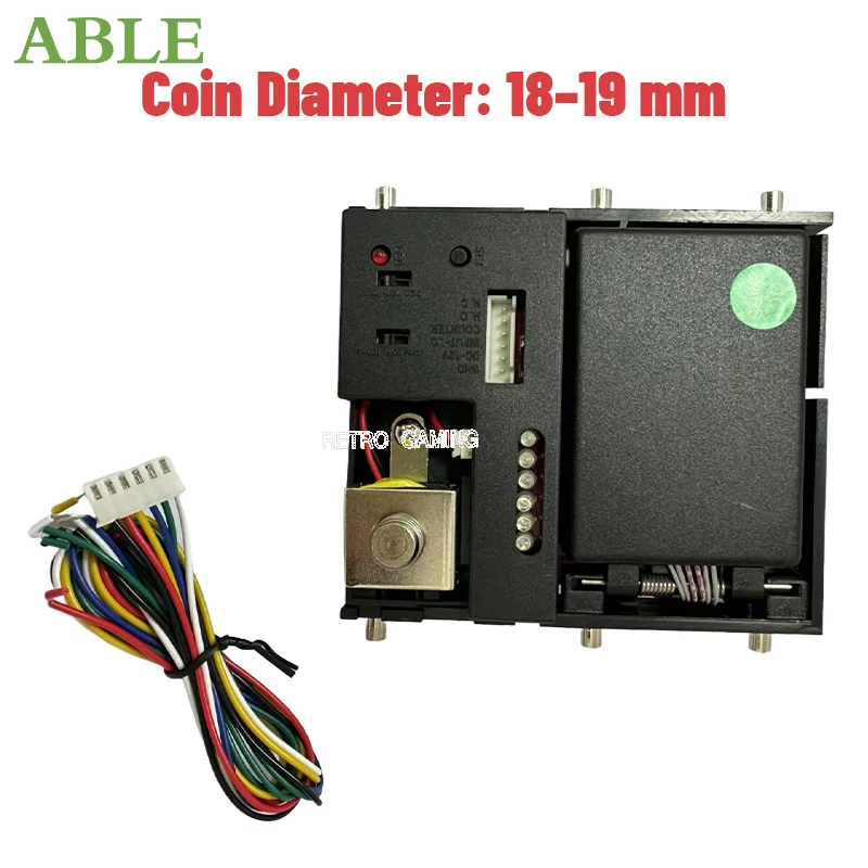 

Многофункциональный монетоприемник с прямым включением, принимает до 6-монет, подходит для продаж аркадных игровых шкафов