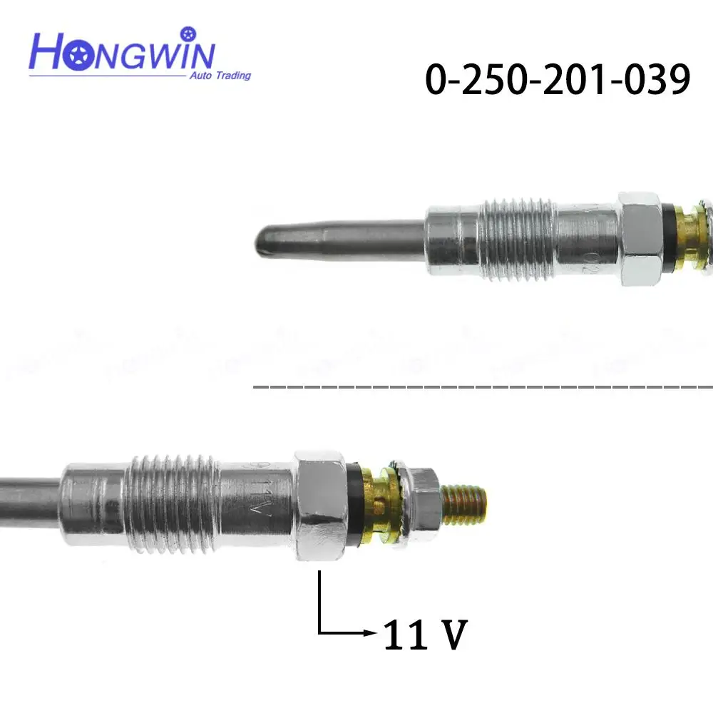 Genuine No.: 0 250 201 039 0250201001 80006 0011593501 Ignition Glow Plugs Heater For Mercedes-Benz Peugeot Lincoln BMW 1980-88