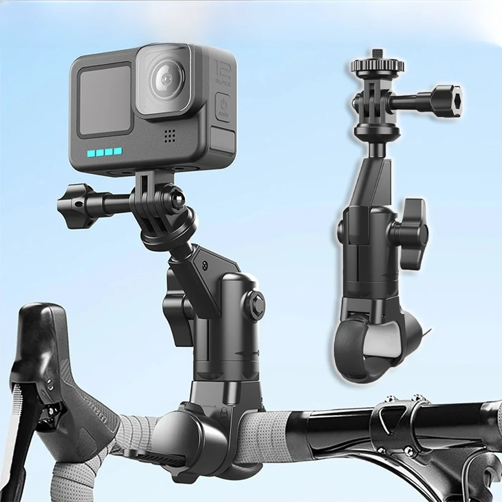 AliExpress VAKIND Motorcycle Bicycle Holder Handlebar Mirror Mount Bracket for Insta 360 X2 X3 X4 Go Pro 12 11 10 DJI Action Camera Accessories