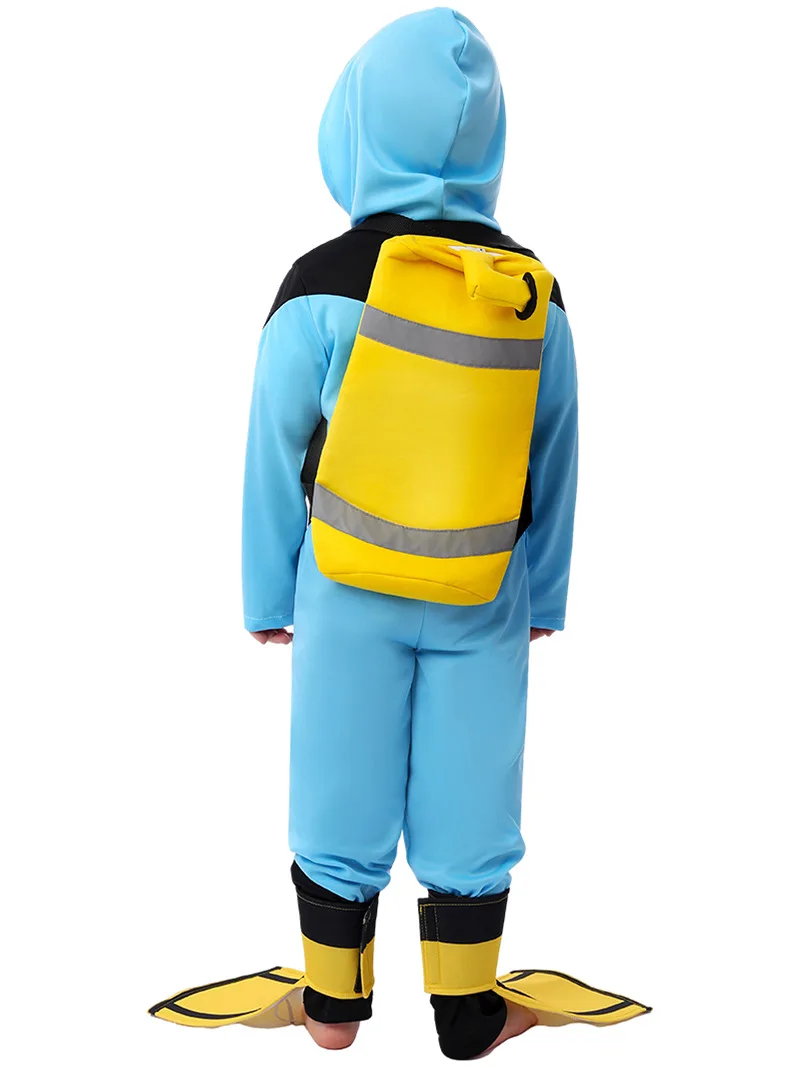 الغوص غواص زي للطفل سائق ، هالوين ازياء للطفل ، فستان بتصميم حالم ، لتقوم بها بنفسك للطفل