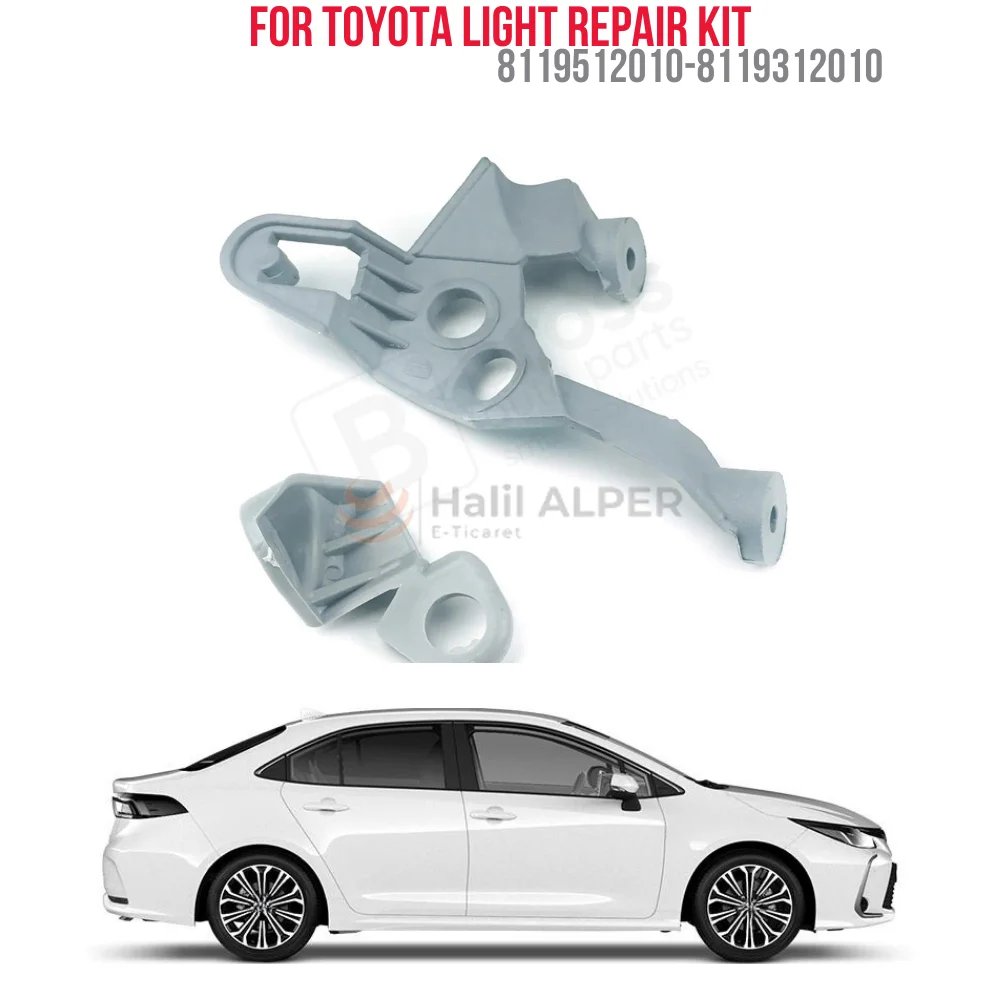 FOR HEADLIGHT REPAIR KIT LEFT (PATENTED PRODUCT) TOYOTA COROLLA E.M. 03-07 OEM 8119512010-8119312010 SUPER QUALITY HIGH SATISFAC