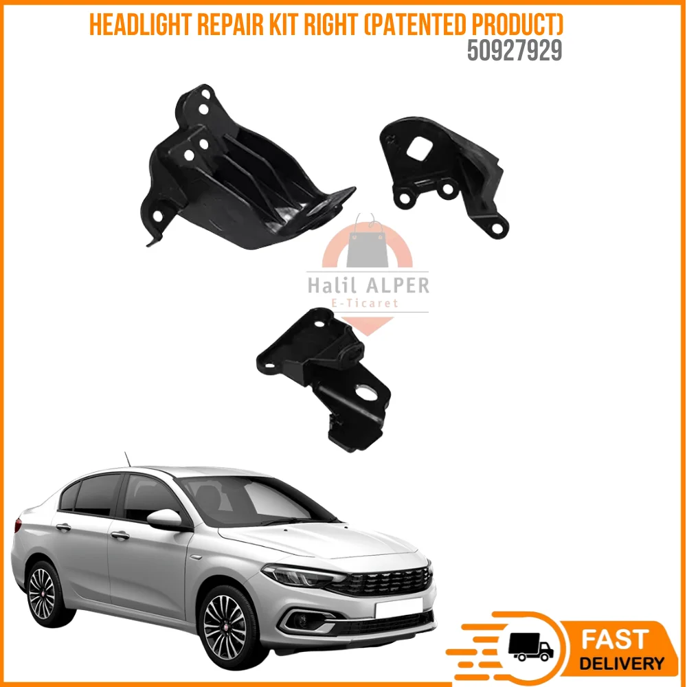 For HEADLIGHT REPAIR KIT RIGHT (PATENTED PRODUCT) EGEA 15- OEM 50927929 SUPER QUALITY HIGH SATISFACTION AFFORDABLE PRICE FAST D