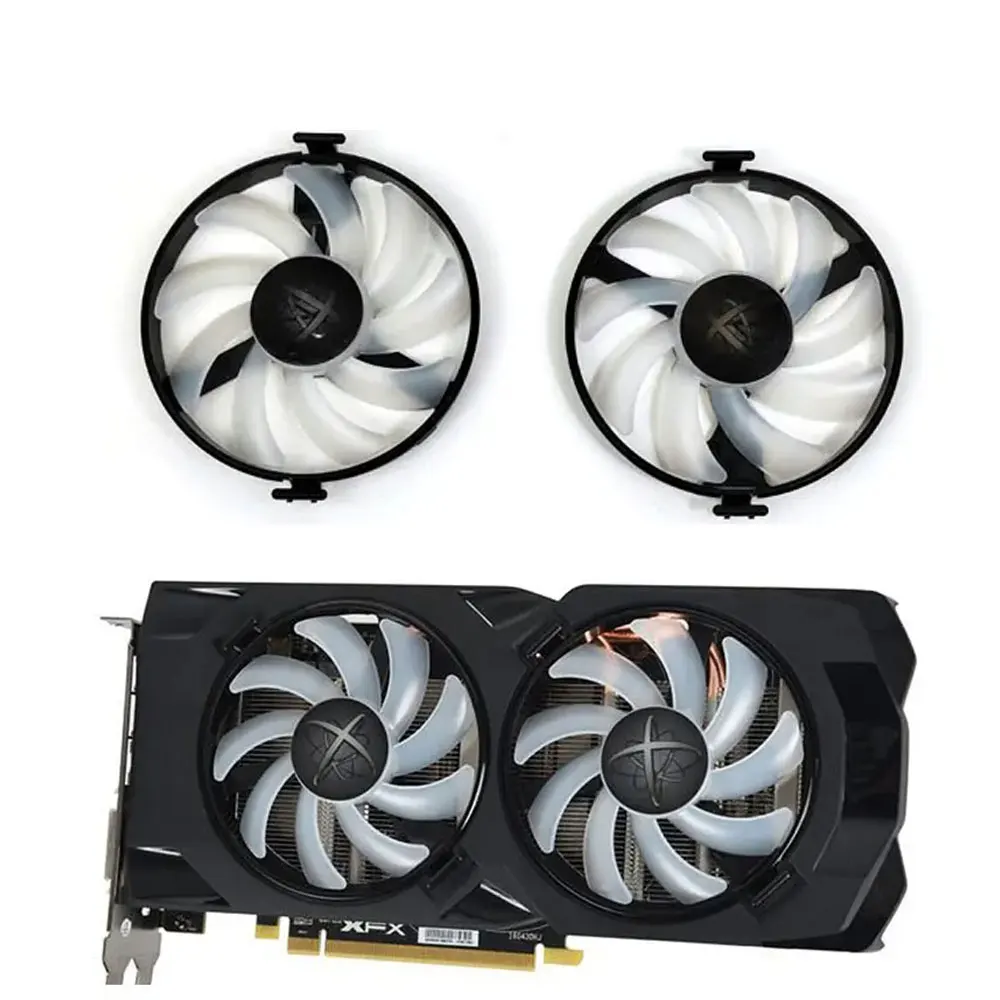 

FDC10U12S9-C DC 12V 0.45A RX470 GPU Fan for XFX AMD Radeon RX 470 480 580 RX580 RX480 RX470 Crimson Graphics Card Cooling