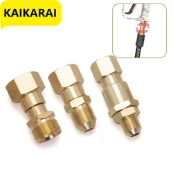 Pressure Washer Swivel Fitting Anti Twist Brass Connector Joint 360° Kink Free Swivel Fitting For Pressure Washer Gun Hose