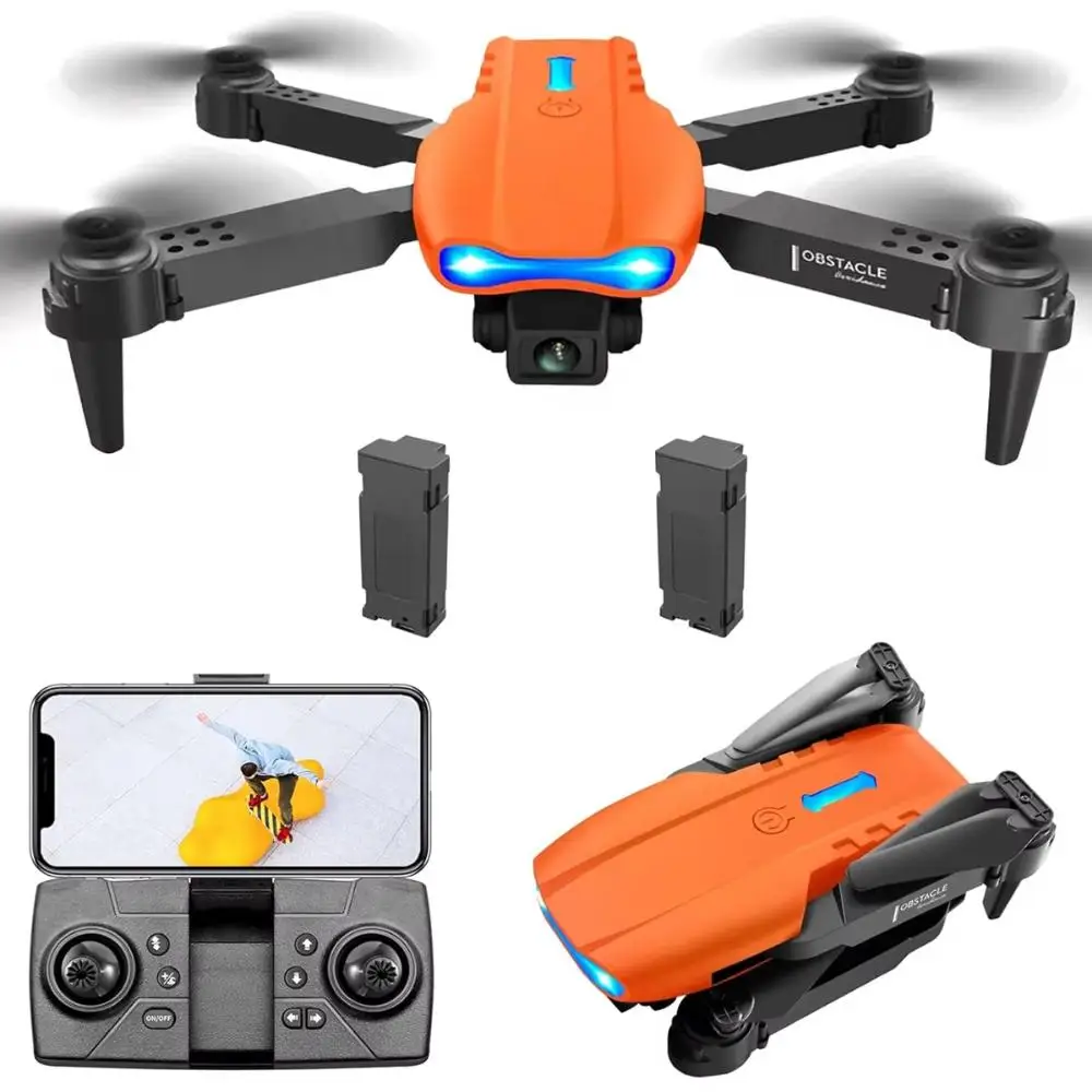 DLI Drone E99 Dobrável 4K HD Câmera Dupla Quadricóptero FPV WiFi Controle Remoto Fotografia Aérea Para Iniciantes