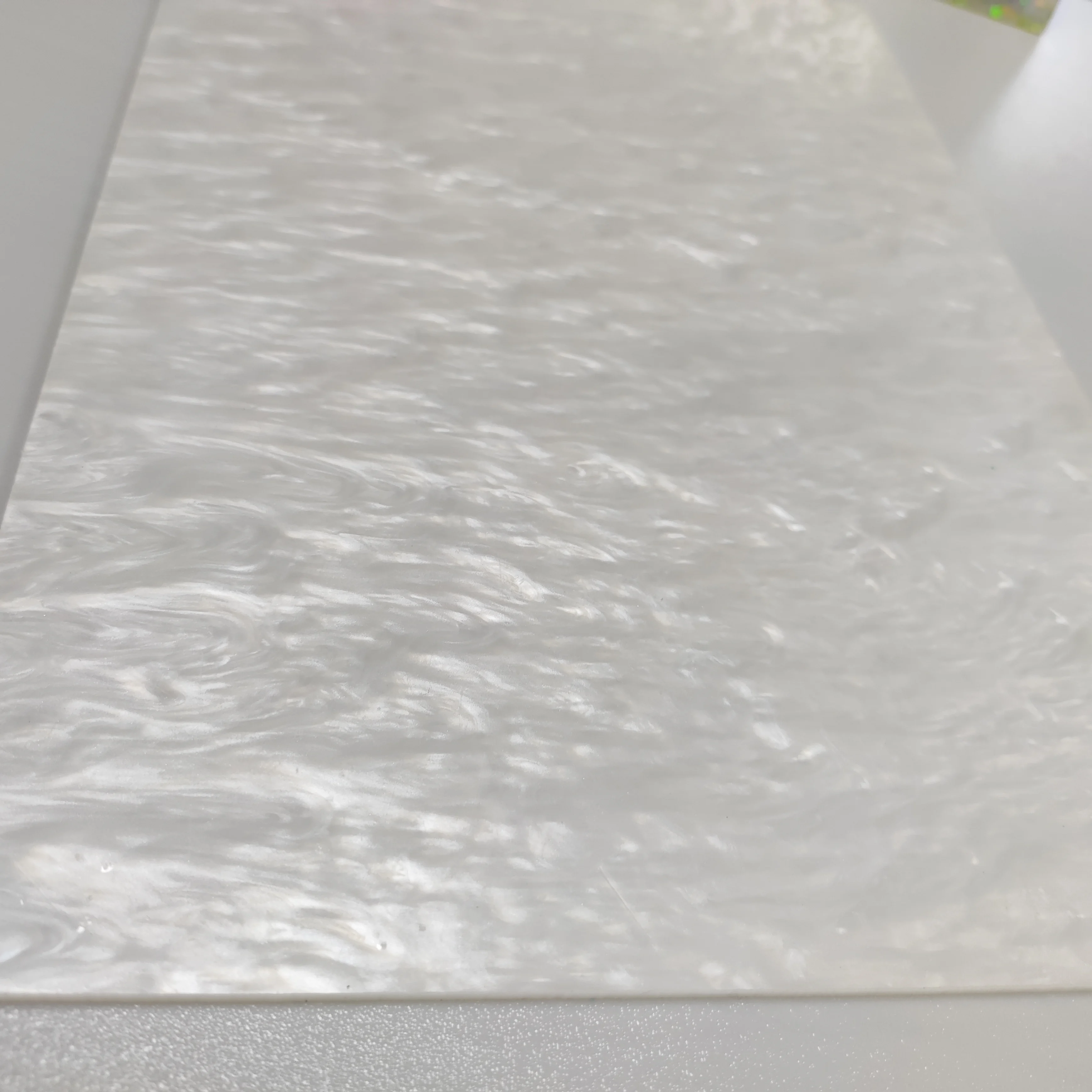 White pearl Patterned 100% virgin material Friendly Cast Acrylic Sheet at 3MM thickness  marble acrylic for laser cutting
